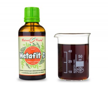 Metafit D (guta) - picaturi din plante (tinctura) 50 ml