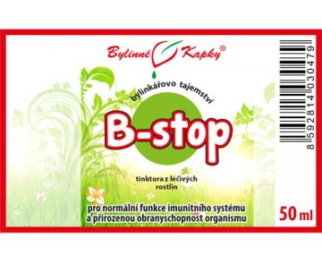 B-stop (Baktestop) - Picături din plante (tinctură) 50 ml